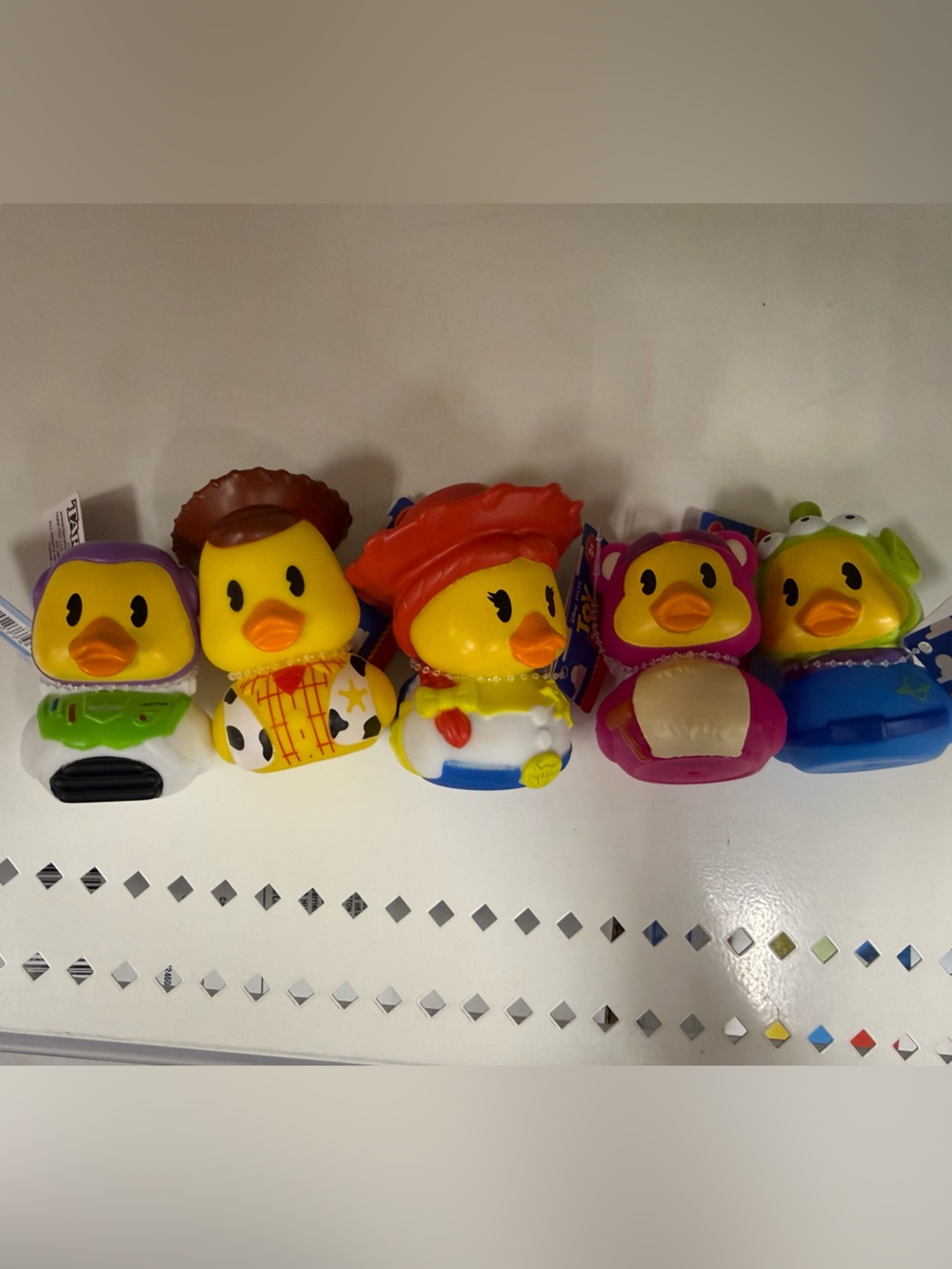 Toy Story Rubber Duck Set — Woody, Jessie, Buzz, Alien, Lotso